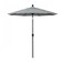 California Umbrella 7.5' Black Aluminum Market Patio Umbrella, Sunbrella Gateway Mist 194061338216 - alternate 1